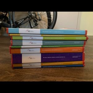 ATI nursing education books full set.